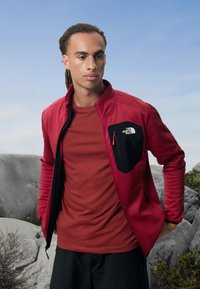 The North Face CREST  - Sweat zippé - garnet red/black