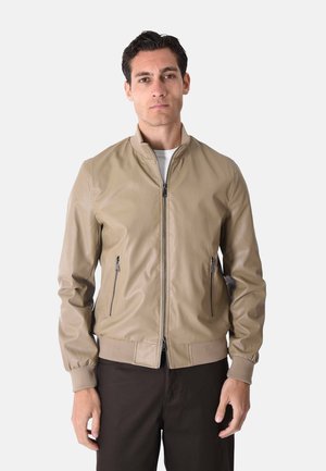 Ciabalù, GIUBBOTTO BOMBER - Giacca in similpelle - beige