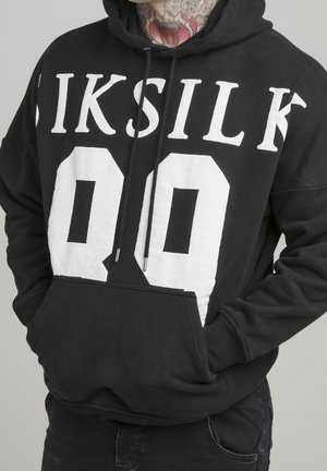 SIKSILK Felpa con cappuccio - black