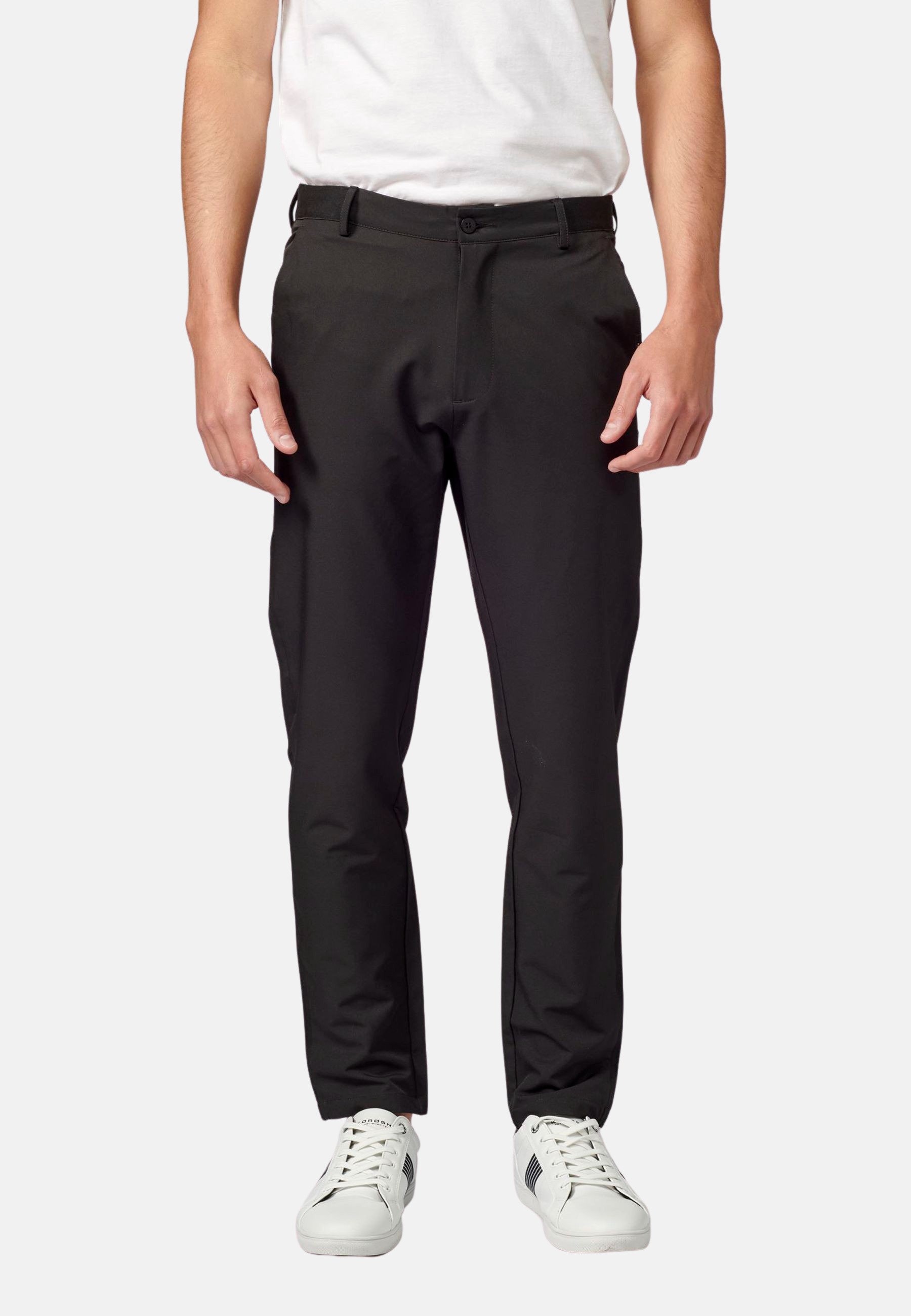 Koroshi PANTALON LARGO - Pantalones chinos - black/negro - Zalando.es