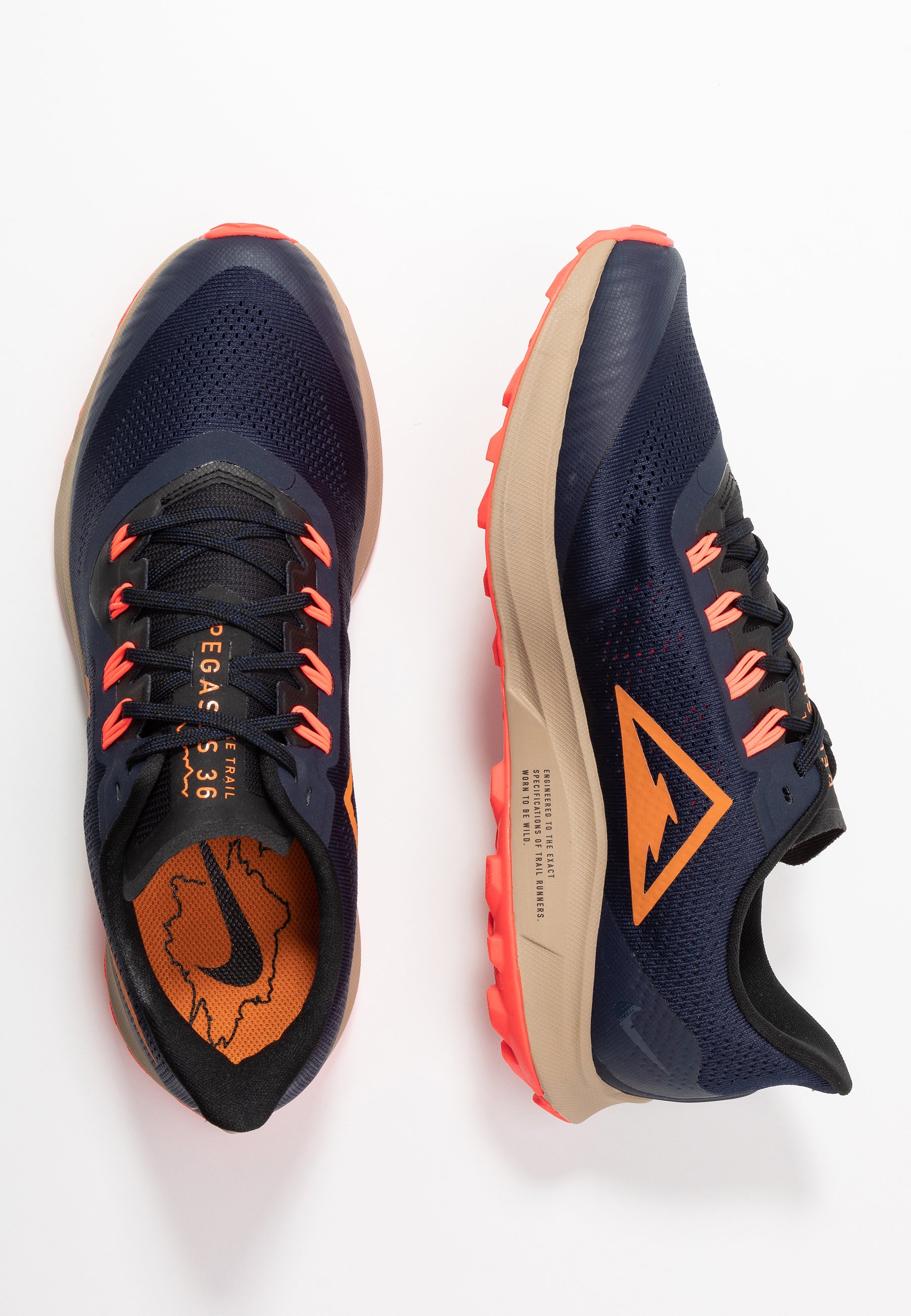 nike air zoom pegasus 36 blue and orange