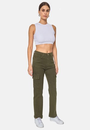 Elara Pantalon cargo - grün