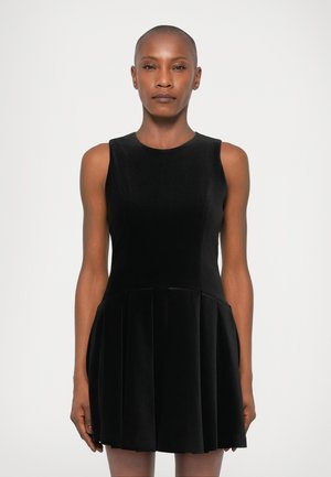 Alice + Olivia ADLEY WAIST FLARE MINI - Robe de jour - black
