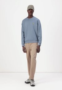 Lyle & Scott OVERSIZED CREW NECK - Felpa - light blue