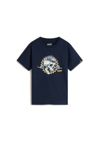 Child's Short Sleeve T-Shirt Vans Headwaves Ss Navy Blue