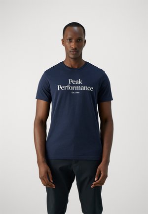 Peak Performance ORIGINAL TEE - Tričko s potlačou - blue shadow/offwhite