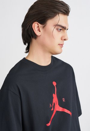 JUMPMAN TEE - T-shirt con stampa - black/gym red