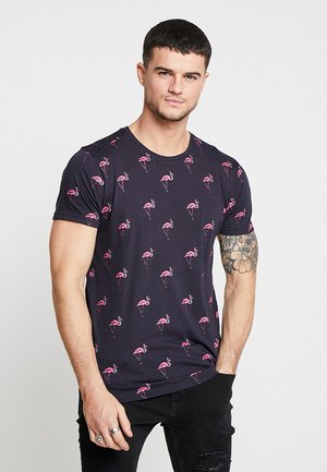REGGIE - Camiseta estampada - navy