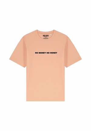 NO MONEY NO HONEY UNISEX HEAVYWEIGHT TEE 25 - Print T-shirt - light pink