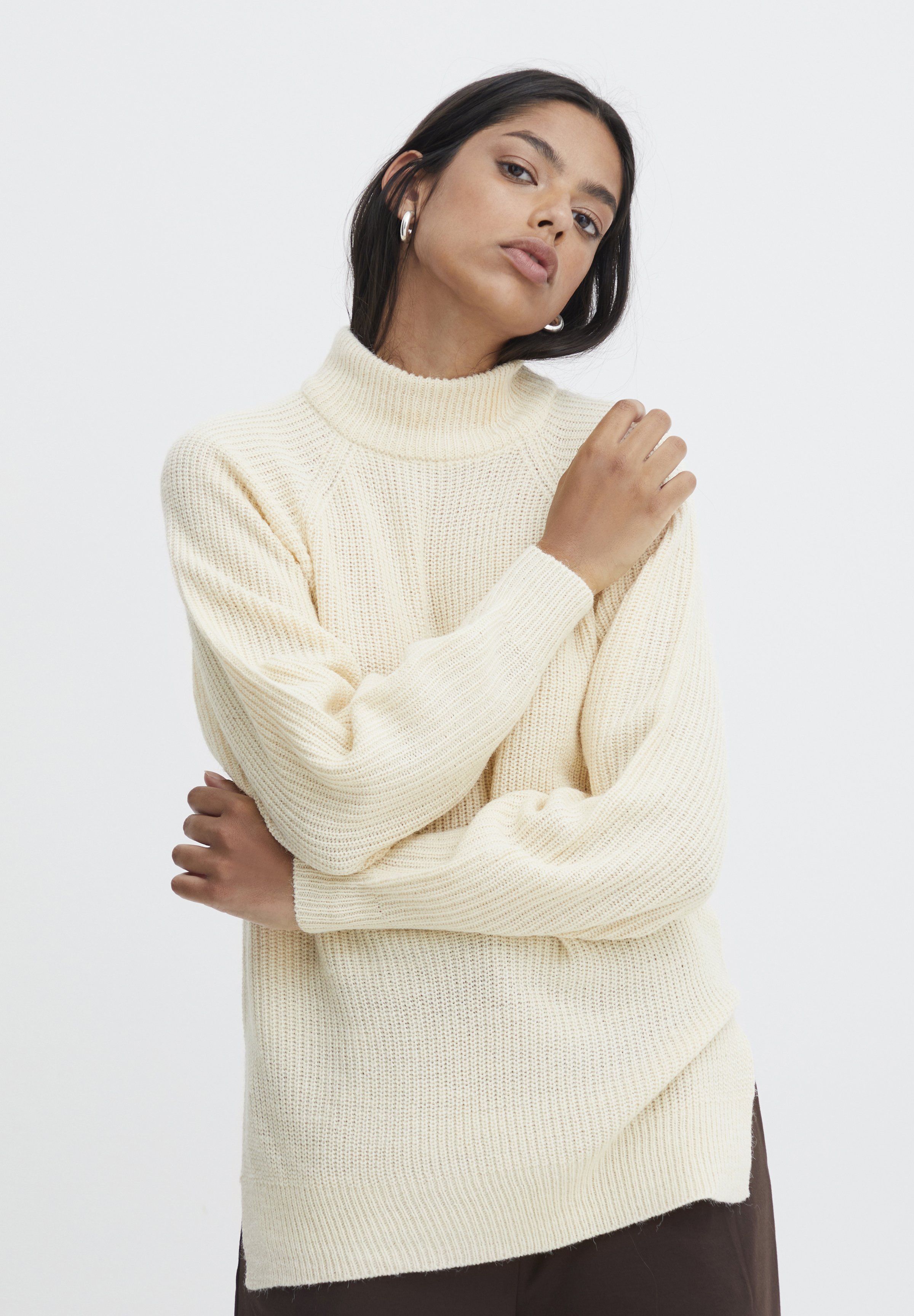 売れ筋商品|||イチ ニット&セーター レディース アウター IHMARAT - Jumper - tapioca ICHI IHMARAT - Jumper - tapioca/mottled beige - Zalando