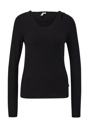 QS Langarmshirt - schwarz