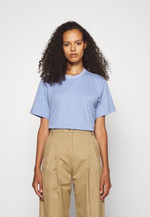 LOGO - T-Shirt print - pale blue melange