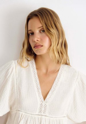 Brownie, BLUSA MANGA ANCHA - Blouse - crudo