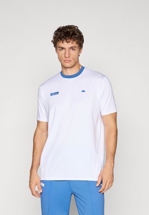 SAMZANI TEE - Basic T-shirt - white/blue