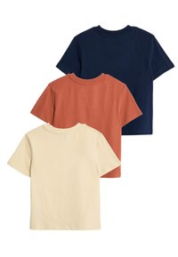 Marks & Spencer 3PK PURE COTTON (2-8 YRS) - Top - red mix