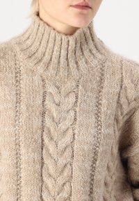 Vero Moda VMGRACE HIGHNECK - Pulover - silver mink