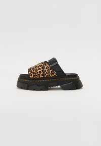 MATTISON SLIDE - Sandalias con plataforma - light tan
