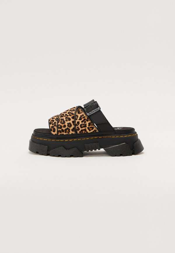 MATTISON SLIDE - Plateausandalette - light tan