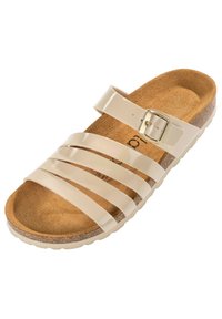 Palado ROMA - Platt slip-in - cream/gold//cream