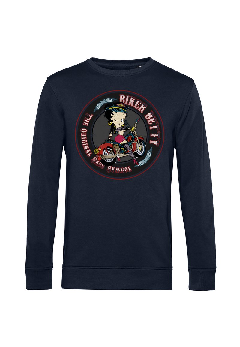 Henry Tiger BETTY BOOP BIKER BETTY - Mikina - oxford navy/tmavě modrá ...