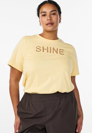MIT AUFGESTICKTEM TEXT - T-shirts print - sunlight w shine
