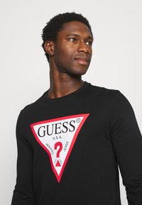 Guess ORIGINAL LOGO - Camisola de manga comprida - jet black