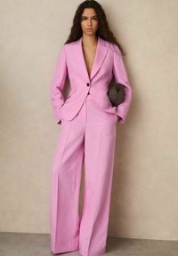 Reiss RAINE WIDE-LEG - Kelnės - pink