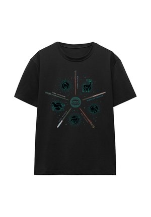 Cotton Soul, HARRY POTTER EXPECTO PATRONUS AND WANDS - T-Shirt print - black