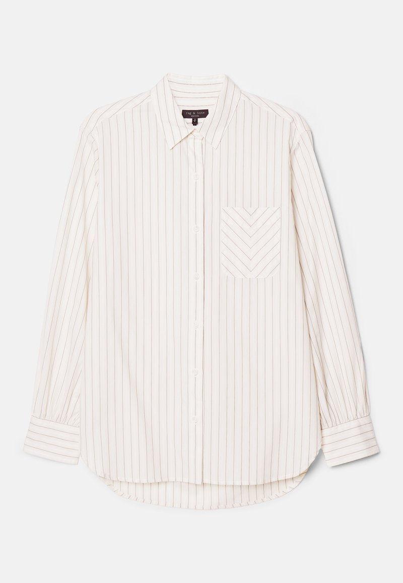 Top J.Crew Maxine Con Botones Atrás - Blanco De Lino