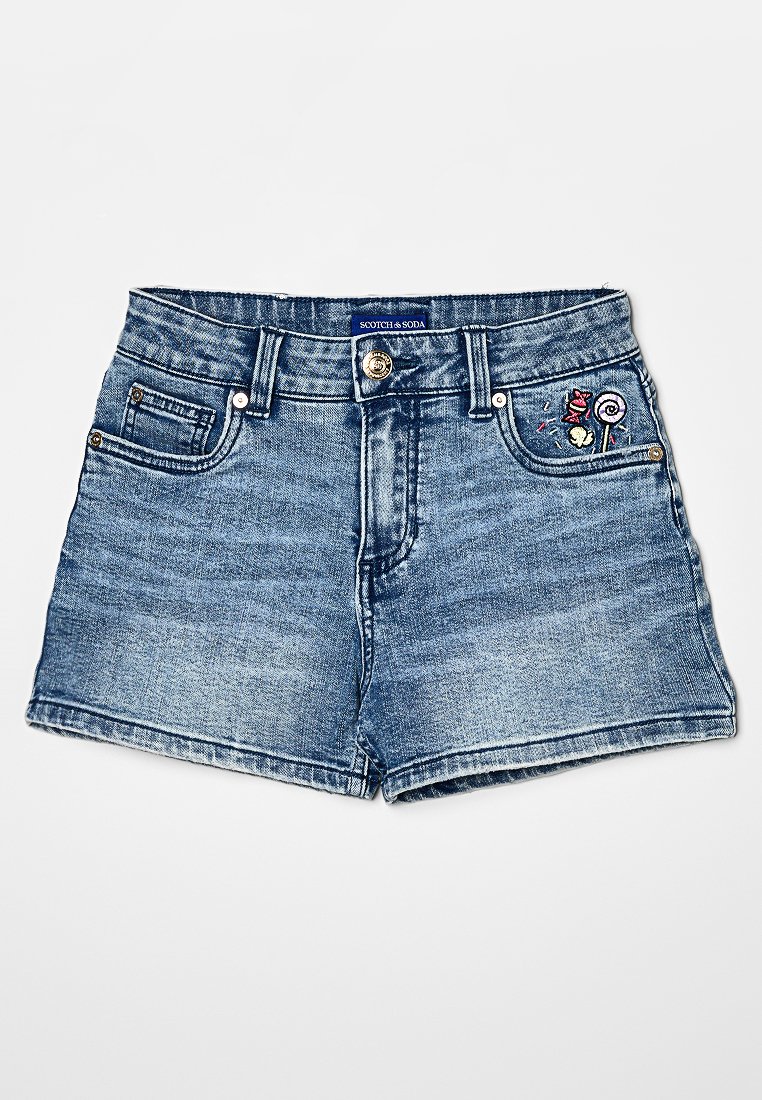 Scotch & Soda Jeansshort blauw Scotch & Soda Jeansshort blauw