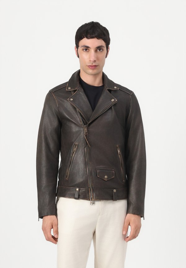 EXCLUSIVE MILO BIKER - Leather jacket