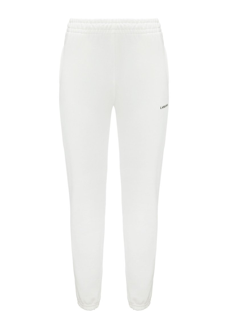 LA MANIA Spodnie treningowe/biały Zalando.pl