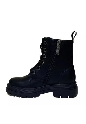 Stivaletti con plateau - nero