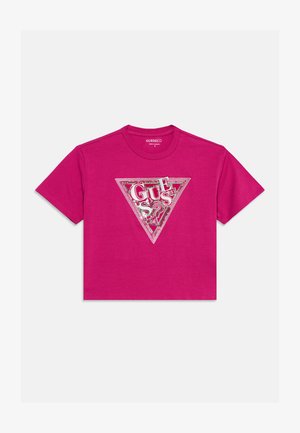 Guess, - T-shirt z nadrukiem
