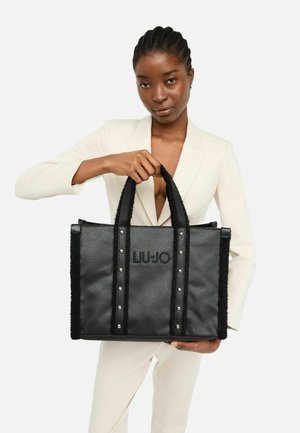 SHOPPING WITH STRAP - Bevásárlótáska - black