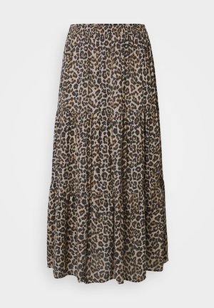 ONLY Carmakoma CARCIKKA LONG SKIRT - Maxi skirt - pumice stone