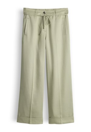 OPUS MID RISE RELAXED - Stoffhose - pale olive