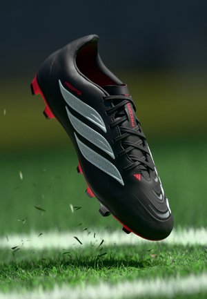 PREDATOR CLUB FIRM GROUND/MULTI GROUND - Ghete de fotbal pentru gazon sintetic - core black/footwear white/lucid red