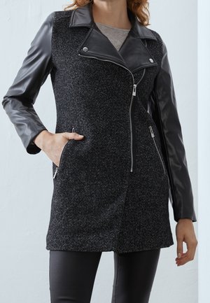 Halflange jas - black