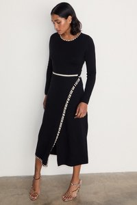Never Fully Dressed SYDNEY WRAP - Tubino - black/cream