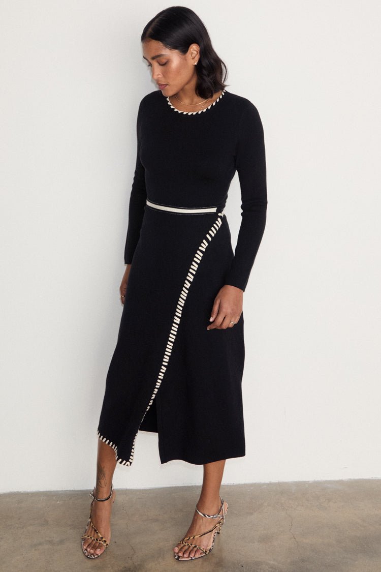 Never Fully Dressed SYDNEY WRAP - Tubino - black/cream