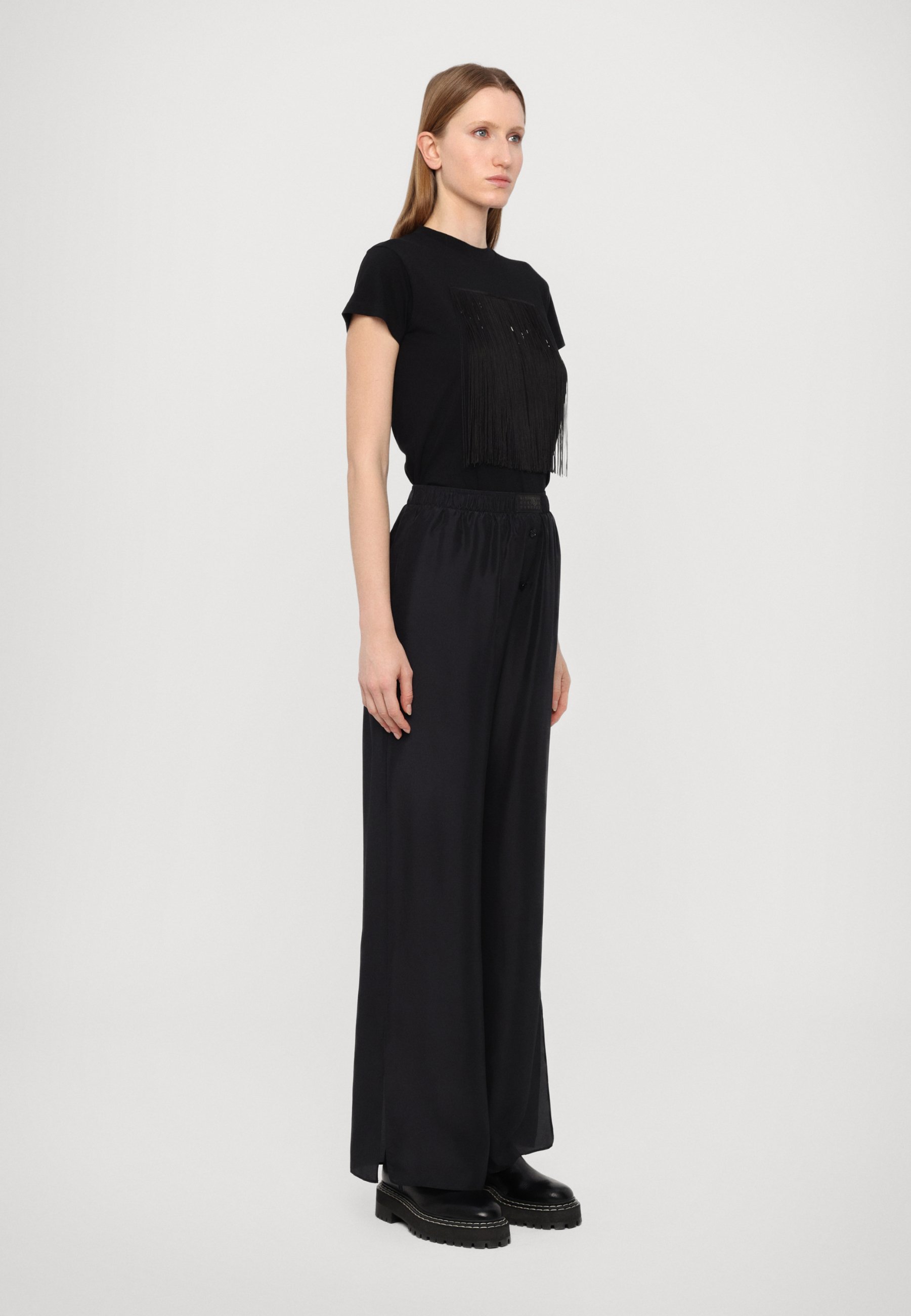 パンツ Maison Margiela 6 36size MM6 Maison Margiela PANTS - Trousers - black - Zalando.co.uk