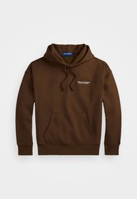 RELAXED FIT POLO SPORT FLEECE HOODIE - Ikdienas džemperis - branch brown