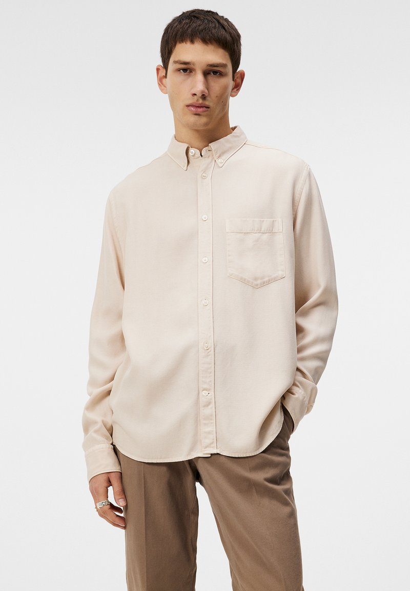 J.LINDEBERG REG STRUCTURE - Shirt - moonbeam