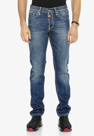 SPIJKERBROEK  - Jeans Straight Leg - blauw