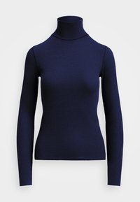 STRETCH BLEND TURTLENECK - Pullover - newport navy