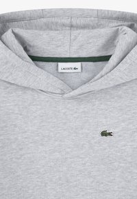 Lacoste CORE HOODI UNISEX - Jersey con capucha - argent chine heather
