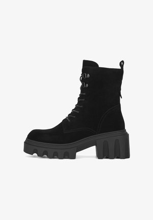 BADURA, Plateaustøvletter - black