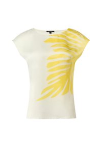 comma Print T-shirt - weiß