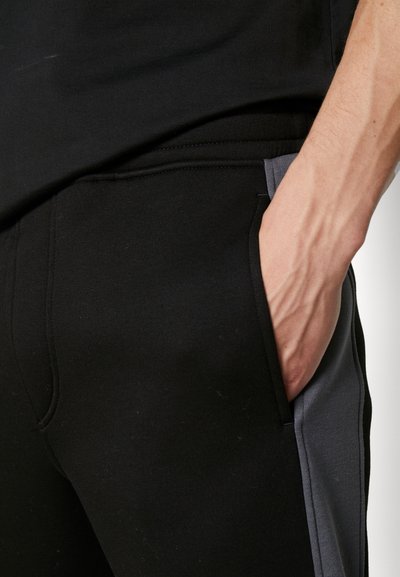 Neil Barrett MODERNIST - Παντελόνι φόρμας - black/mottled grey